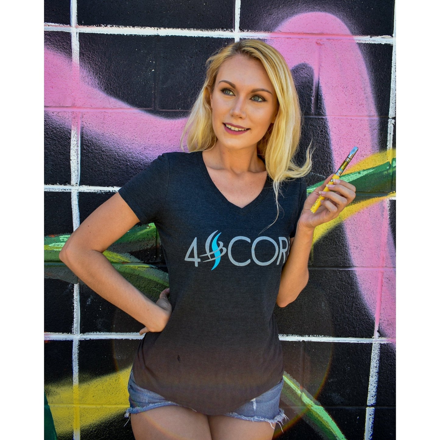 Ladies V-Neck Tee