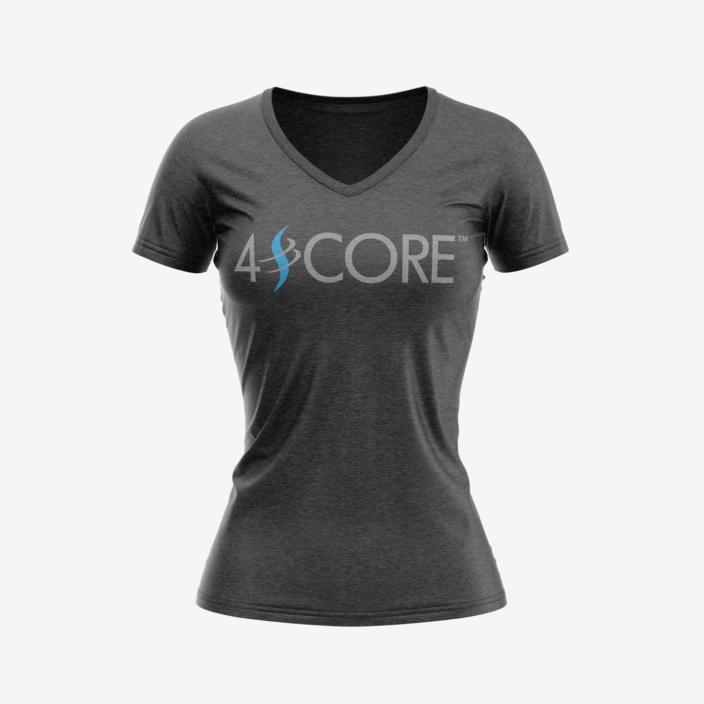 SHORT SLEEVE LADIES V-NECK T-SHIRT