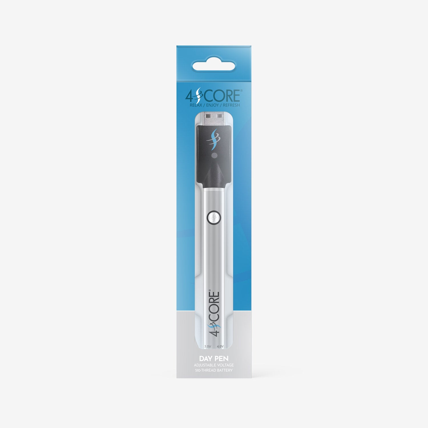 350 MAH TWIST CONTROL - Silver | Vape Pen | 4SCORE 4SCORE 350 MAH TWIST CONTROL - Silver | Vape Pen | 4SCORE 4SCORE